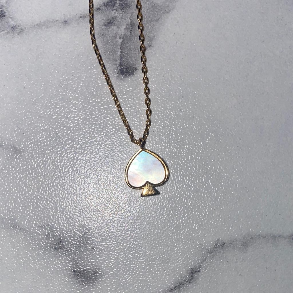 Kate Spade Gold Opal Spade Necklace 25$